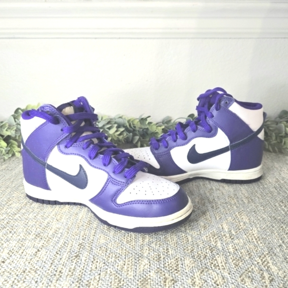 Kids Purple and White Sneakers
